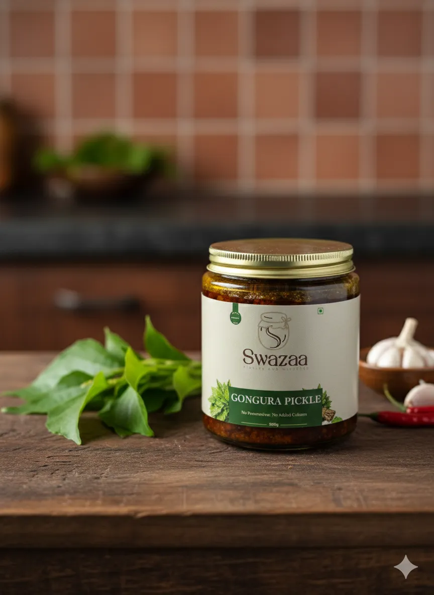 Swazaa Gongura Pickle jar